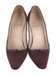 Christian Louboutin Suede Bow Accents Pumps