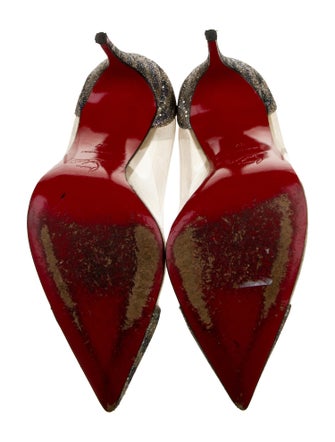 Christian Louboutin Glitter Animal Print Pumps