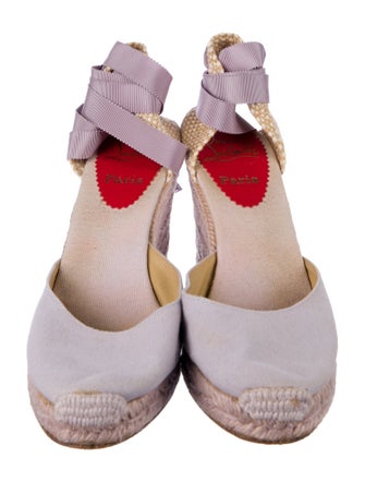 Christian Louboutin Jute D'Orsay Pumps