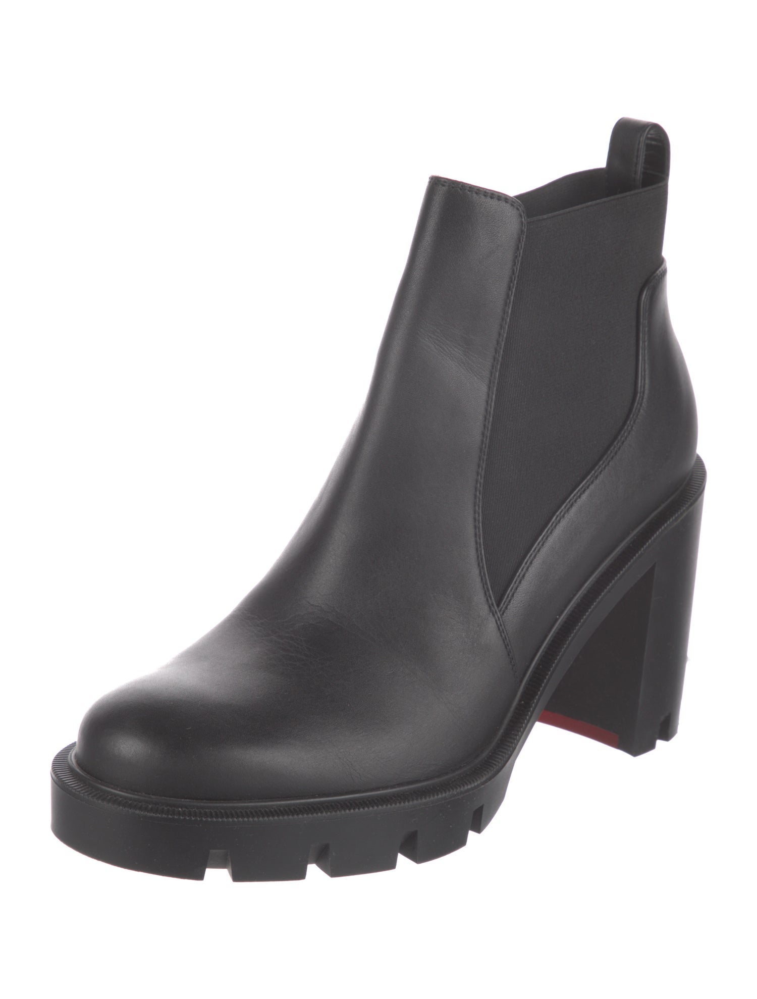 Christian Louboutin Leather Chelsea Boots