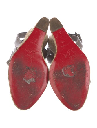 Christian Louboutin Leather Espadrilles