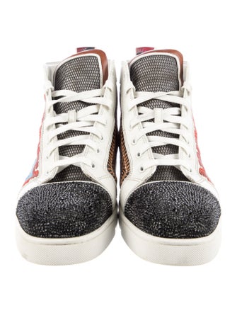 Christian Louboutin Canvas Printed Sneakers