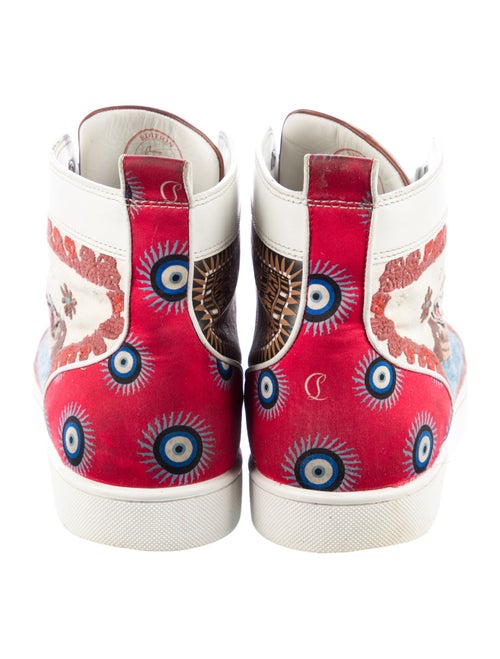 Christian Louboutin Canvas Printed Sneakers