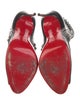 Christian Louboutin Spike Accents Leather Pumps