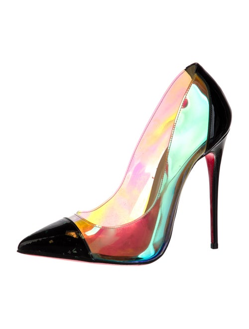Christian Louboutin Patent Leather Printed Pumps
