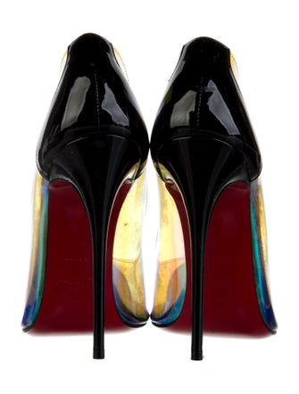 Christian Louboutin Patent Leather Printed Pumps