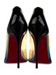 Christian Louboutin Patent Leather Printed Pumps