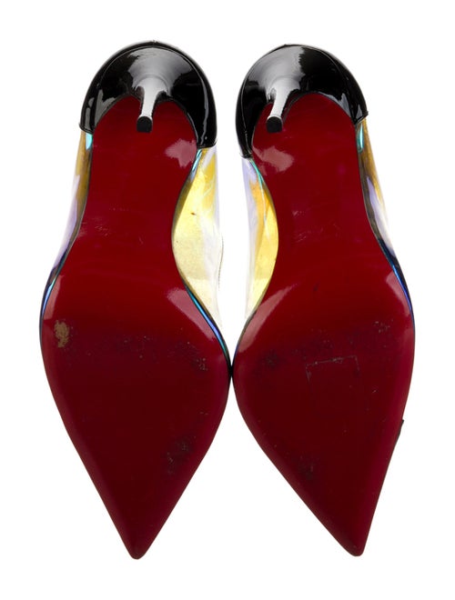 Christian Louboutin Patent Leather Printed Pumps