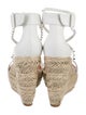 Christian Louboutin Spike Accents Leather Espadrilles