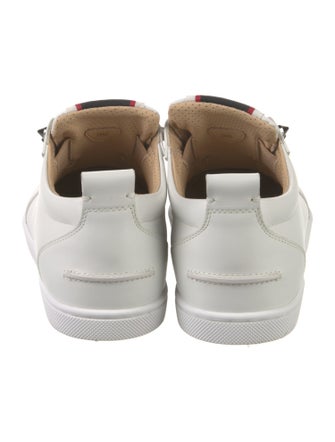Christian Louboutin Spike Accents Leather Sneakers