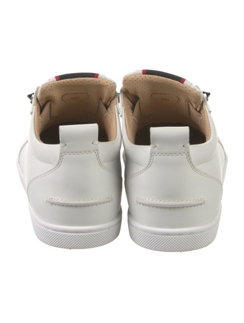 Christian Louboutin Spike Accents Leather Sneakers