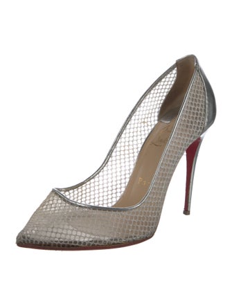 Christian Louboutin Mesh Mesh Accents Pumps