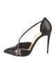 Christian Louboutin Spike Cross 100 Spike Accents Pumps