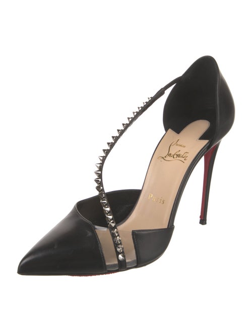 Christian Louboutin Spike Cross 100 Spike Accents Pumps