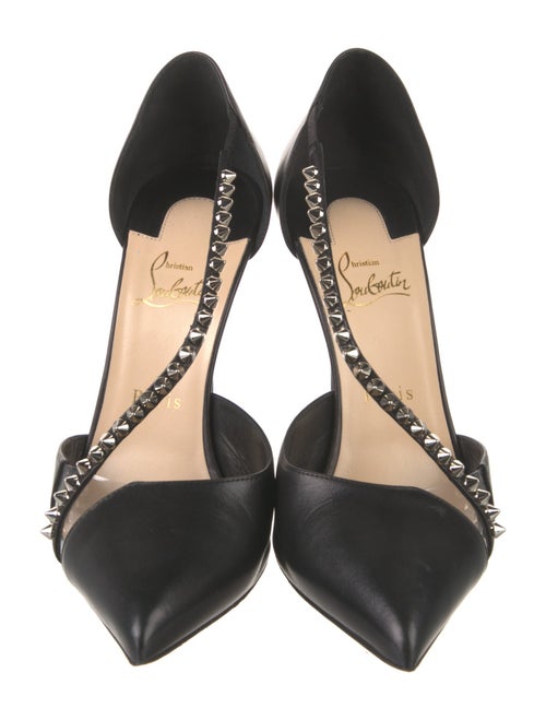 Christian Louboutin Spike Cross 100 Spike Accents Pumps