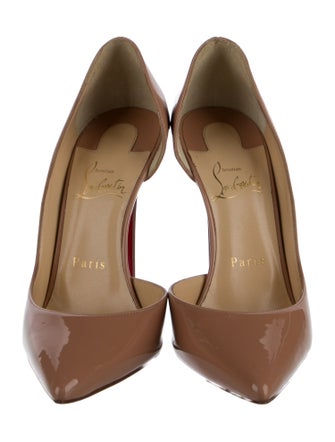 Christian Louboutin Patent Leather D'Orsay Pumps