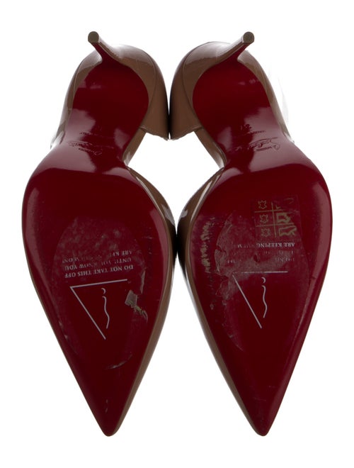 Christian Louboutin Patent Leather D'Orsay Pumps