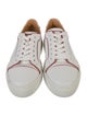 Christian Louboutin Leather Colorblock Pattern Sneakers