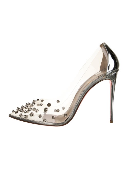 Christian Louboutin Spike Accents PVC Pumps