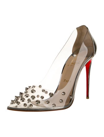 Christian Louboutin Spike Accents PVC Pumps