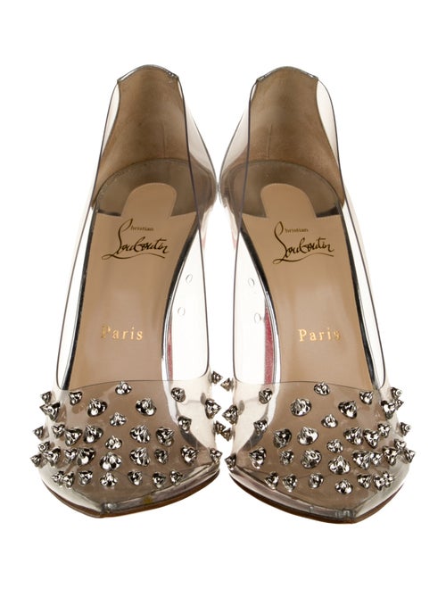 Christian Louboutin Spike Accents PVC Pumps