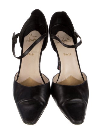 Christian Louboutin Leather D'Orsay Pumps