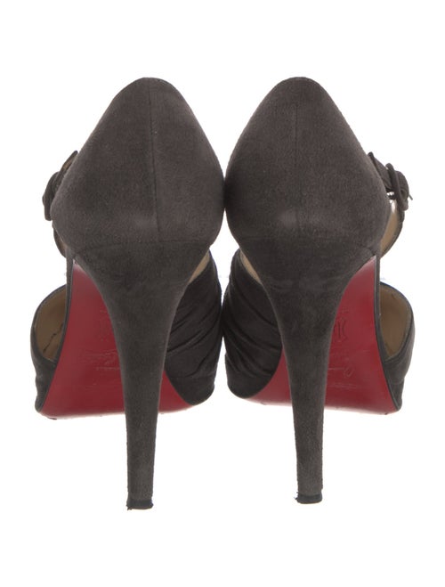 Christian Louboutin Suede D'Orsay Pumps
