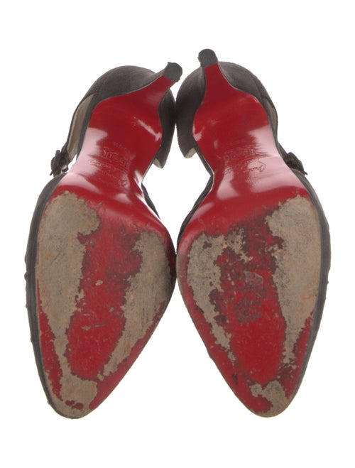 Christian Louboutin Suede D'Orsay Pumps