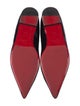 Christian Louboutin Patent Leather Scalloped Accent Flats
