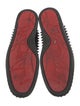 Christian Louboutin Spike Accents Patent Leather Sneakers