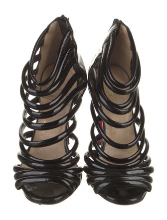 Christian Louboutin Leather Tassel Accents Pumps