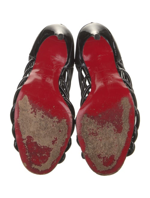 Christian Louboutin Leather Tassel Accents Pumps