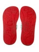Christian Louboutin Spike Accents Rubber Flip Flops