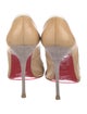 Christian Louboutin Leather Bow Accents Pumps