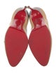 Christian Louboutin Leather Bow Accents Pumps