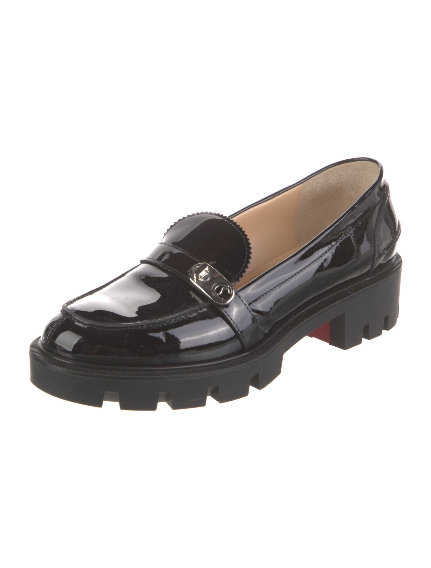 Christian Louboutin Patent Leather Loafers w/ Tags