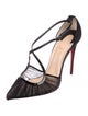 Christian Louboutin Suede T-Strap Pumps