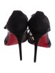Christian Louboutin Suede T-Strap Pumps