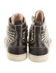Christian Louboutin Spike Accents Leather Sneakers