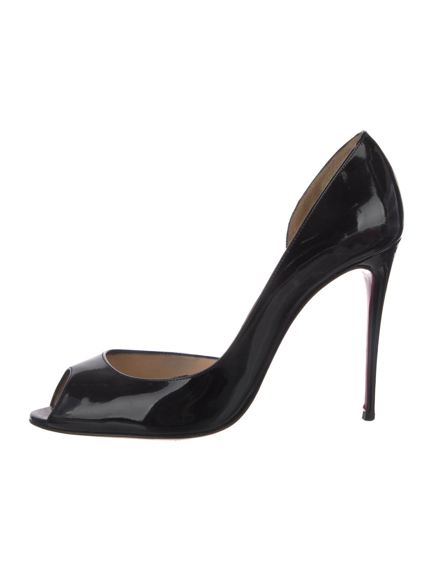 Christian Louboutin Patent Leather D'Orsay Pumps