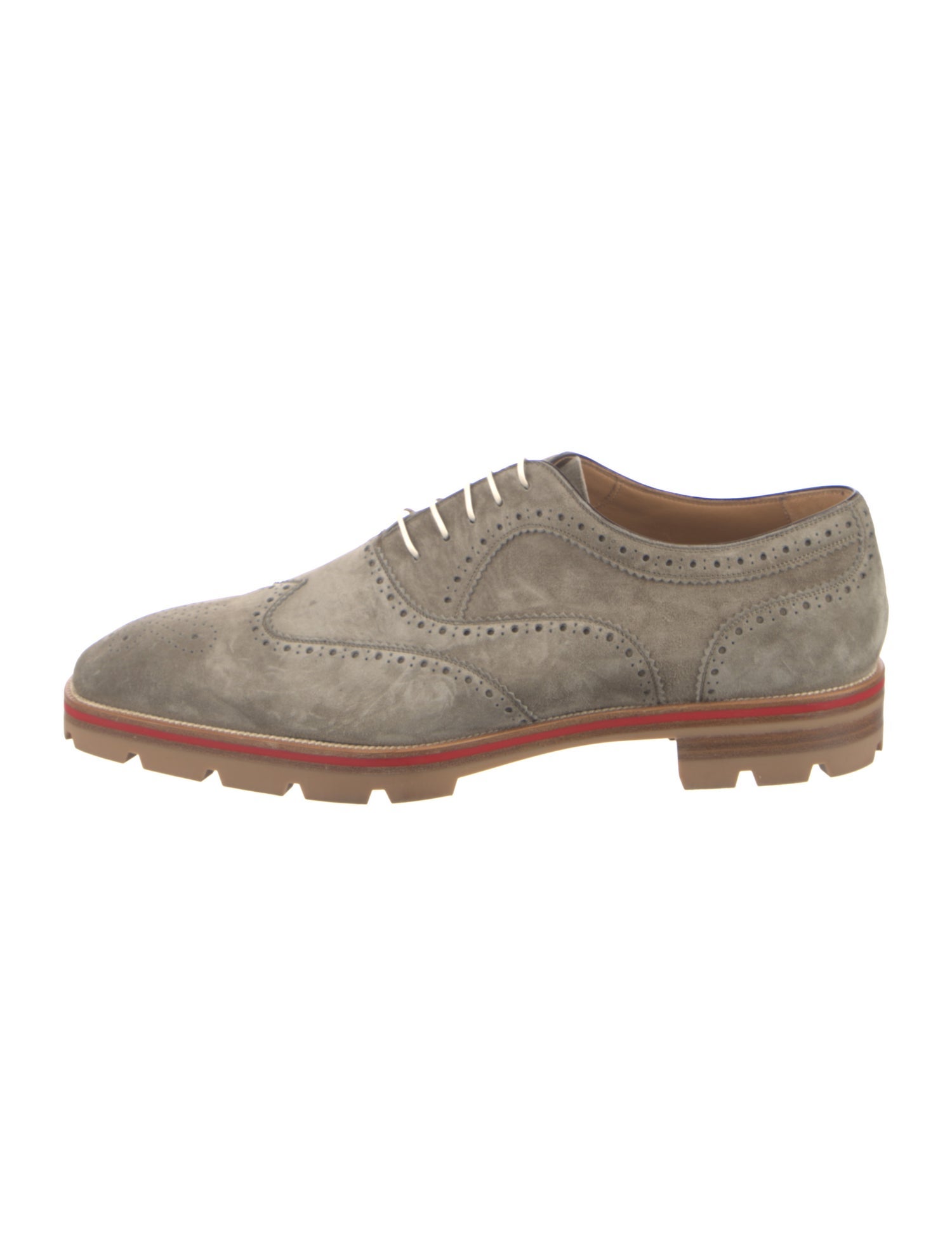 Christian Louboutin Charlie Me Suede Brogues