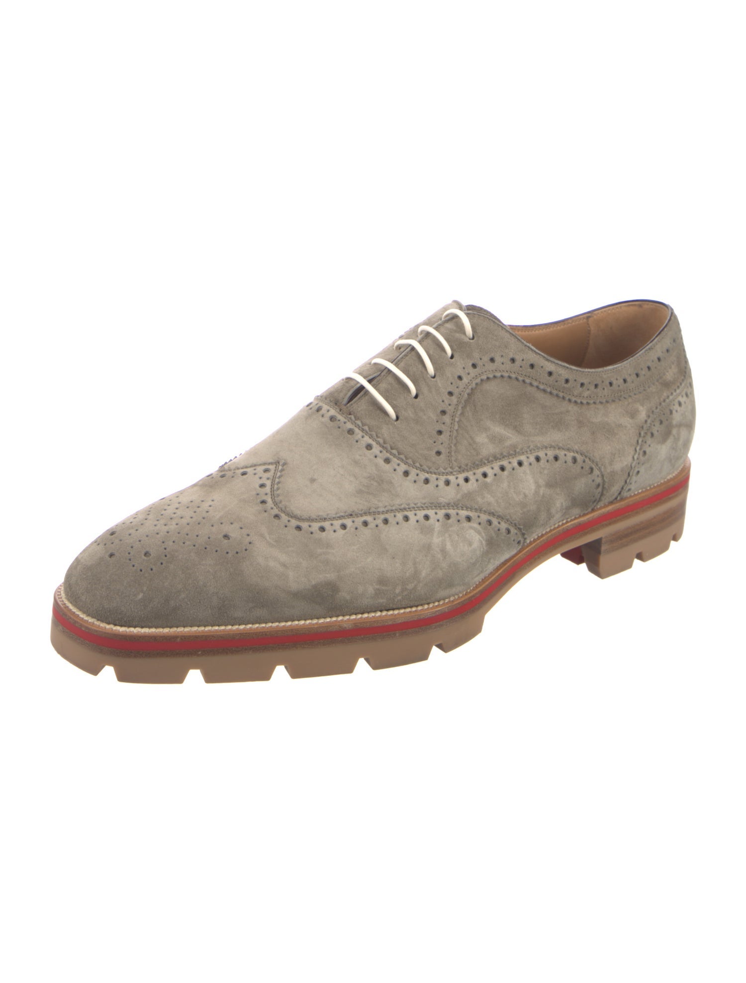 Christian Louboutin Charlie Me Suede Brogues