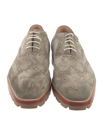 Christian Louboutin Charlie Me Suede Brogues