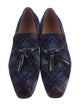Christian Louboutin Velvet Printed Loafers