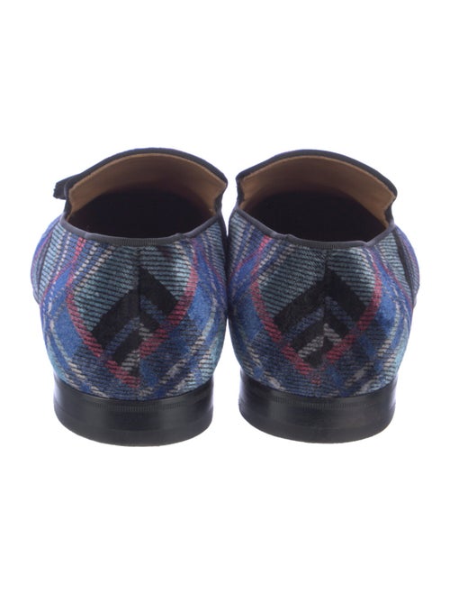Christian Louboutin Velvet Printed Loafers