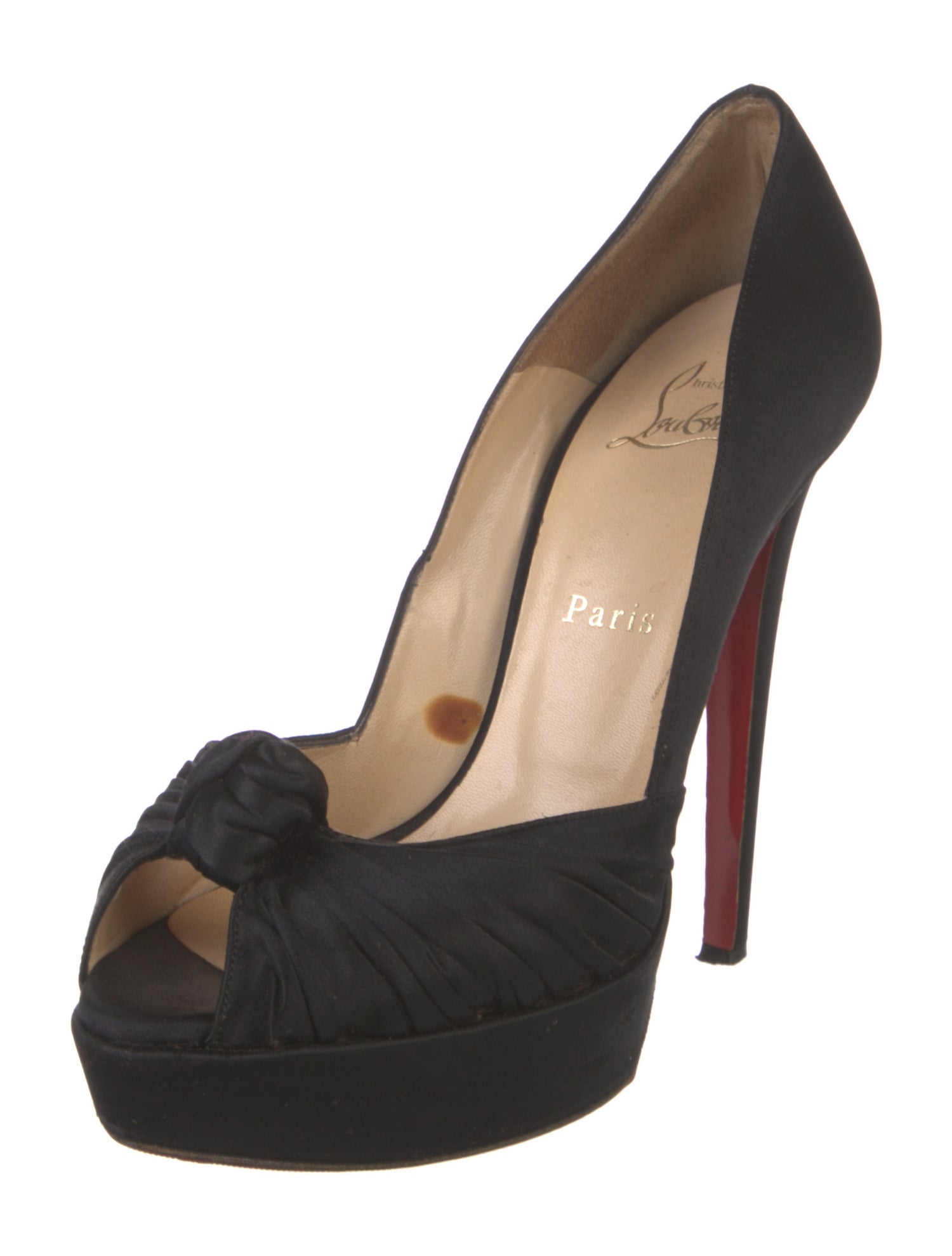 Christian Louboutin Satin Pumps