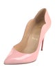 Christian Louboutin Patent Leather Scalloped Accent Pumps