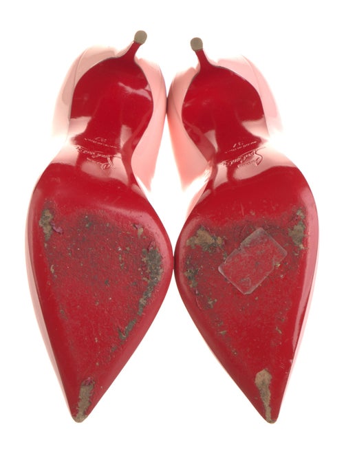 Christian Louboutin Patent Leather Scalloped Accent Pumps