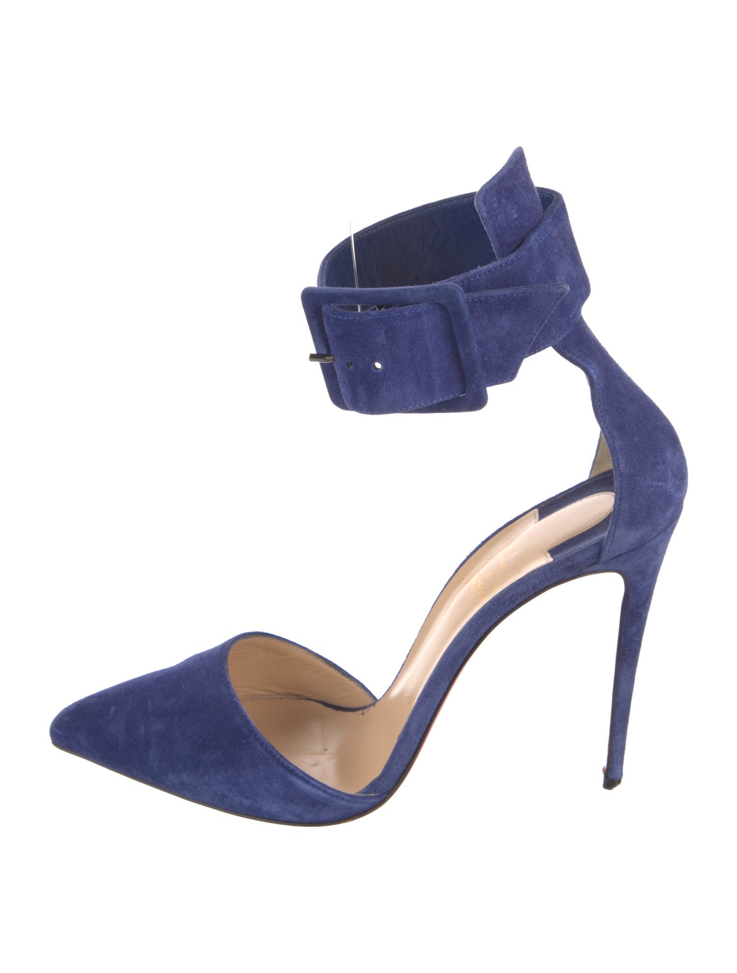 Christian Louboutin Suede D'Orsay Pumps