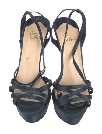 Christian Louboutin Satin Sandals
